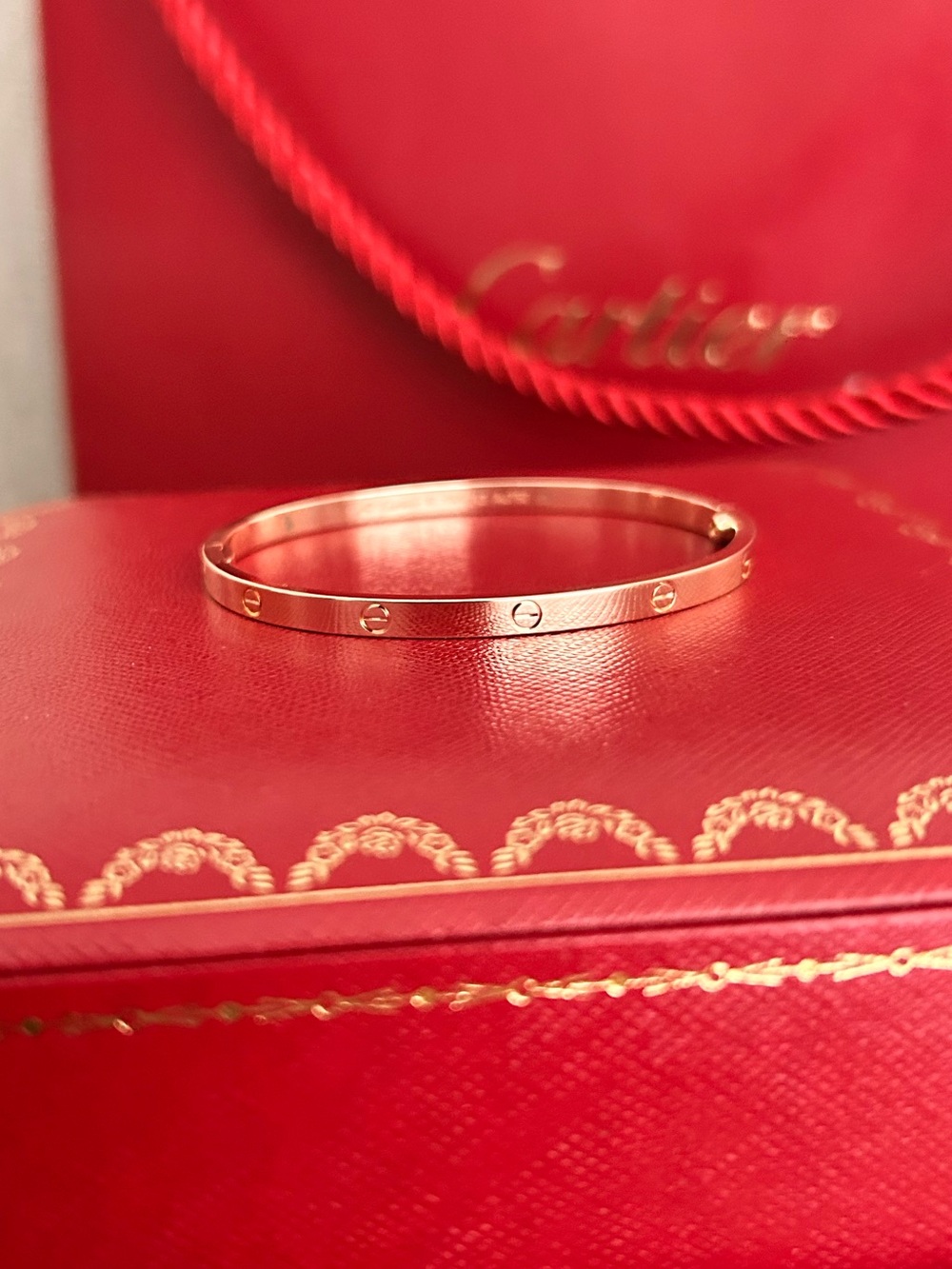 Cartier Rose Gold Love Bracelet SMALL MODEL
